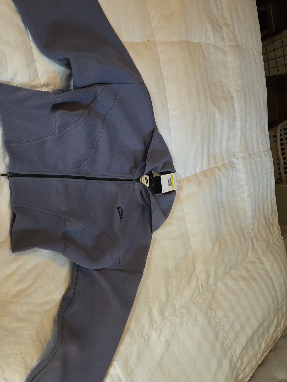 Nike Full-Zip Hoodie in Slate Blue